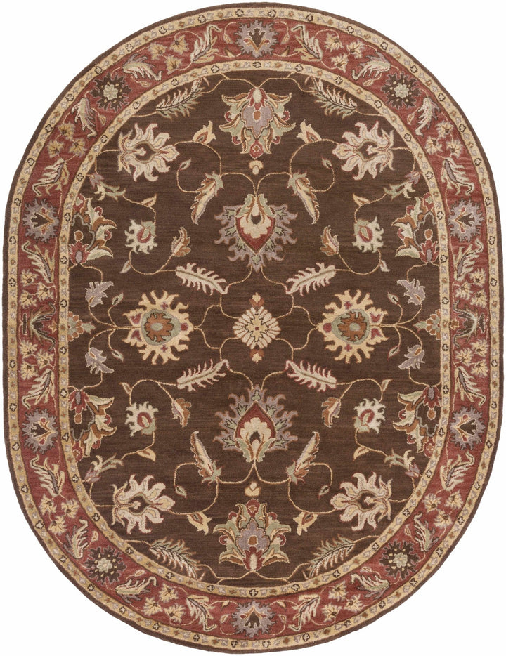 Daviston Traditional Brown And Beige Area Rug - The Rug Decor