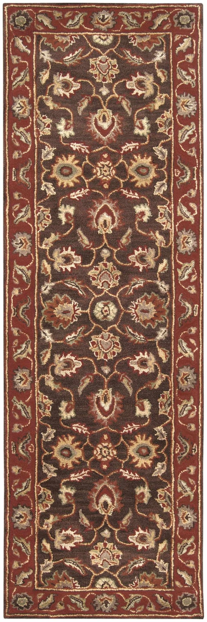 Daviston Traditional Brown And Beige Area Rug - The Rug Decor