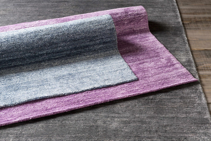 Davy Blue Modern Solid Design Hand Loom Area Rug - The Rug Decor