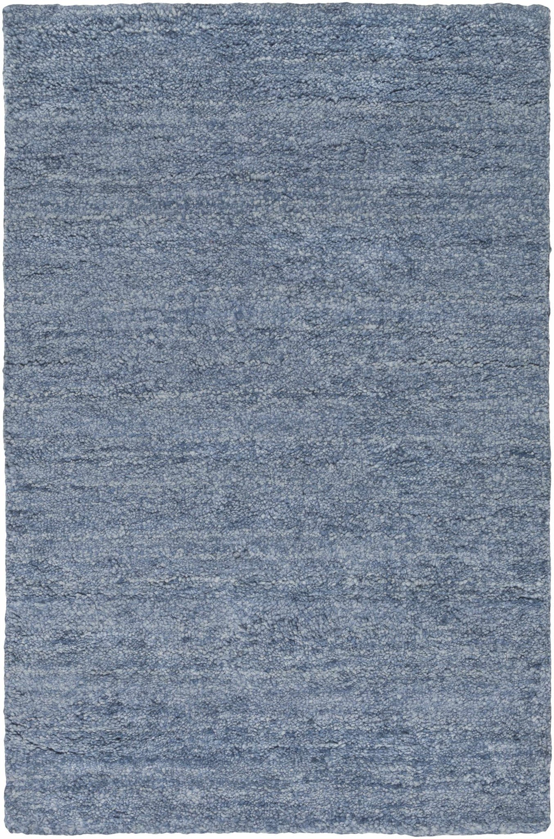 Davy Blue Modern Solid Design Hand Loom Area Rug - The Rug Decor