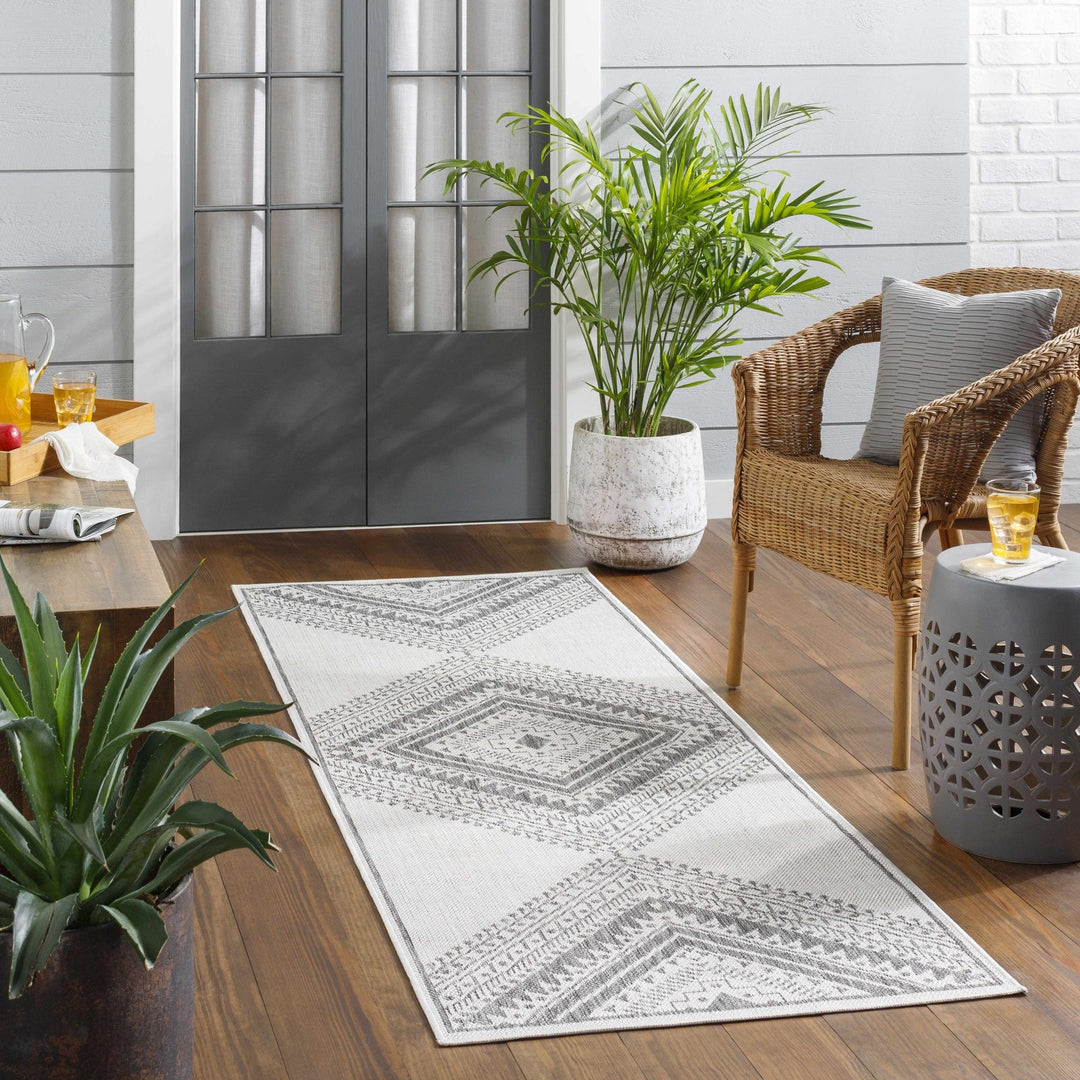 Deana Contemporary Geometrical Gray Rug - The Rug Decor