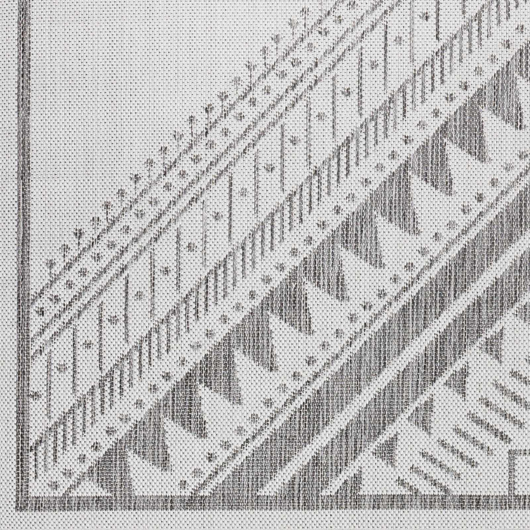 Deana Contemporary Geometrical Gray Rug - The Rug Decor