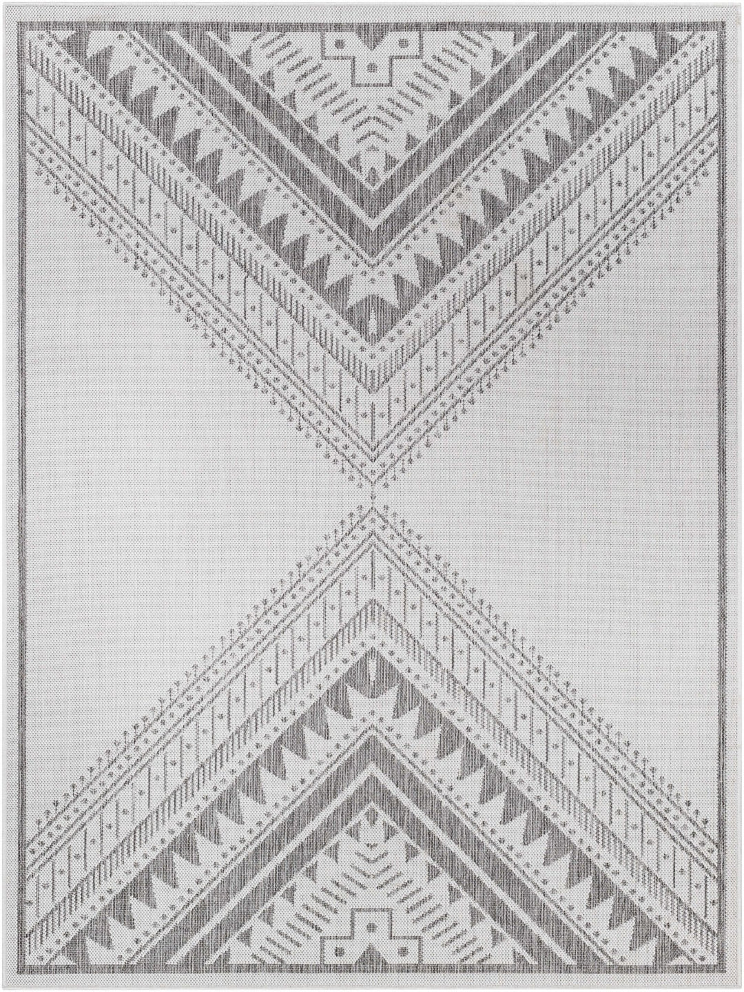 Deana Contemporary Geometrical Gray Rug - The Rug Decor