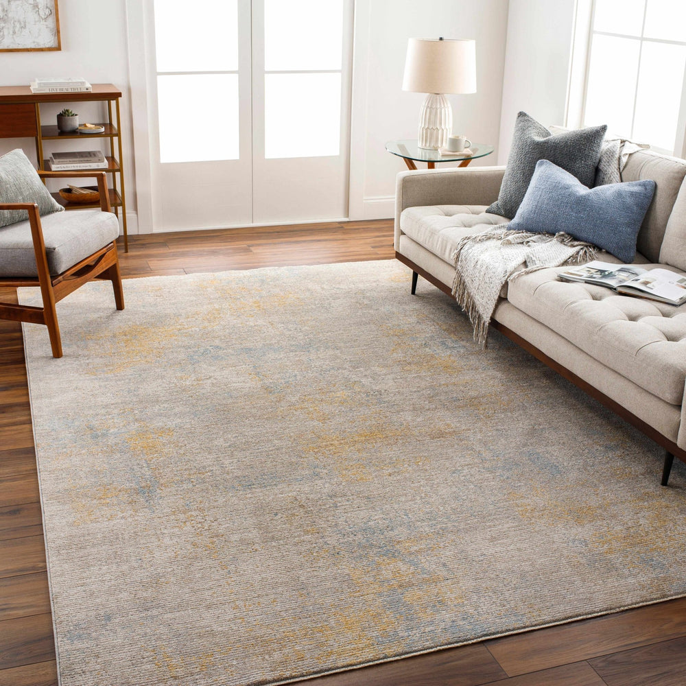 Deion Contemporary Style Taupe And Gray Rug - The Rug Decor