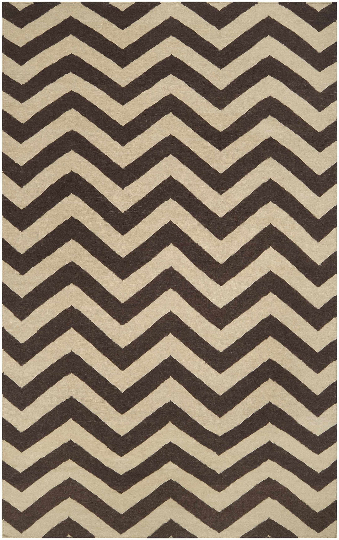 Dekalb Contemporary Style Brown And Beige Area Rug