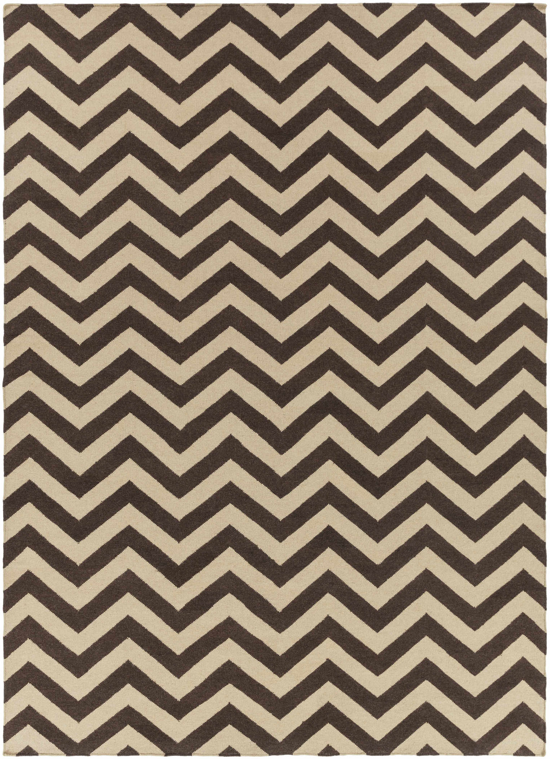 Dekalb Contemporary Style Brown And Beige Area Rug