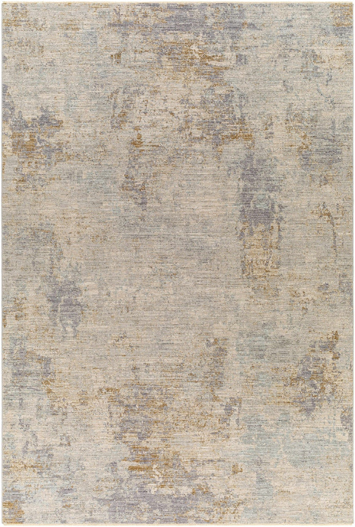 Deka Contemporary Abstract Design Beige And Gray Area Rug - The Rug Decor