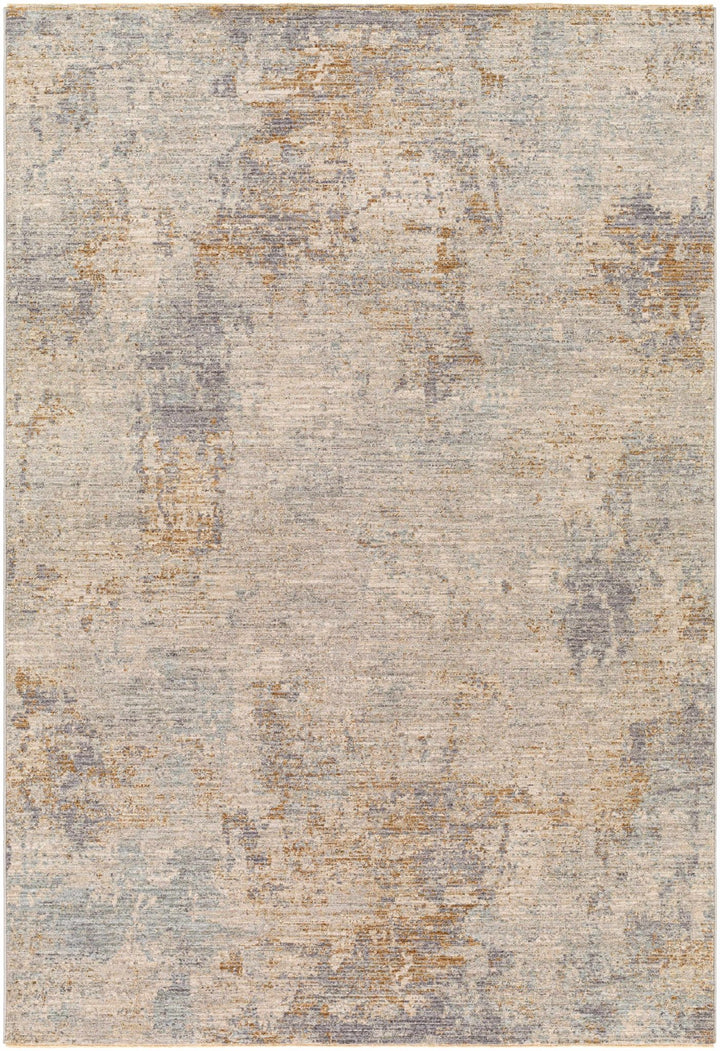 Deka Contemporary Abstract Design Beige And Gray Area Rug - The Rug Decor