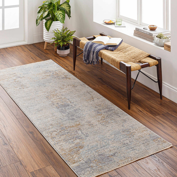 Deka Contemporary Abstract Design Beige And Gray Area Rug - The Rug Decor