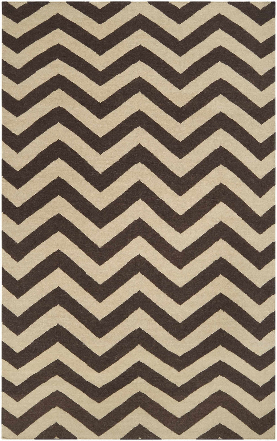 Dekalb Contemporary Style Brown And Beige Area Rug - The Rug Decor