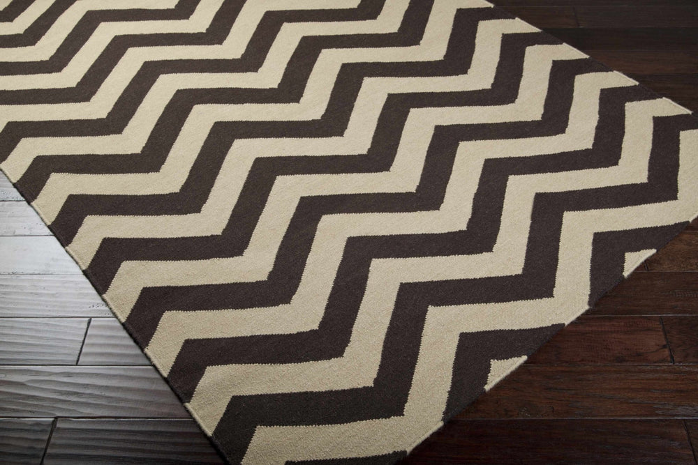 Dekalb Contemporary Style Brown And Beige Area Rug - The Rug Decor
