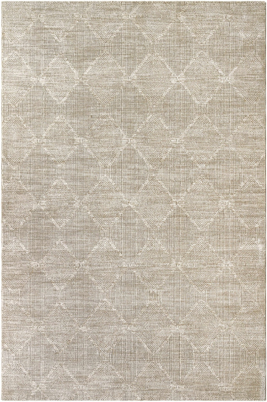 Dekan Contemporary Geometrical Design Beige Rug - The Rug Decor