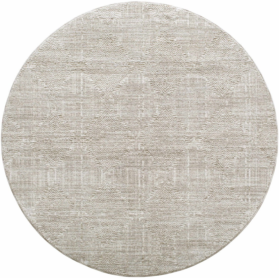 Dekan Contemporary Geometrical Design Beige Rug - The Rug Decor