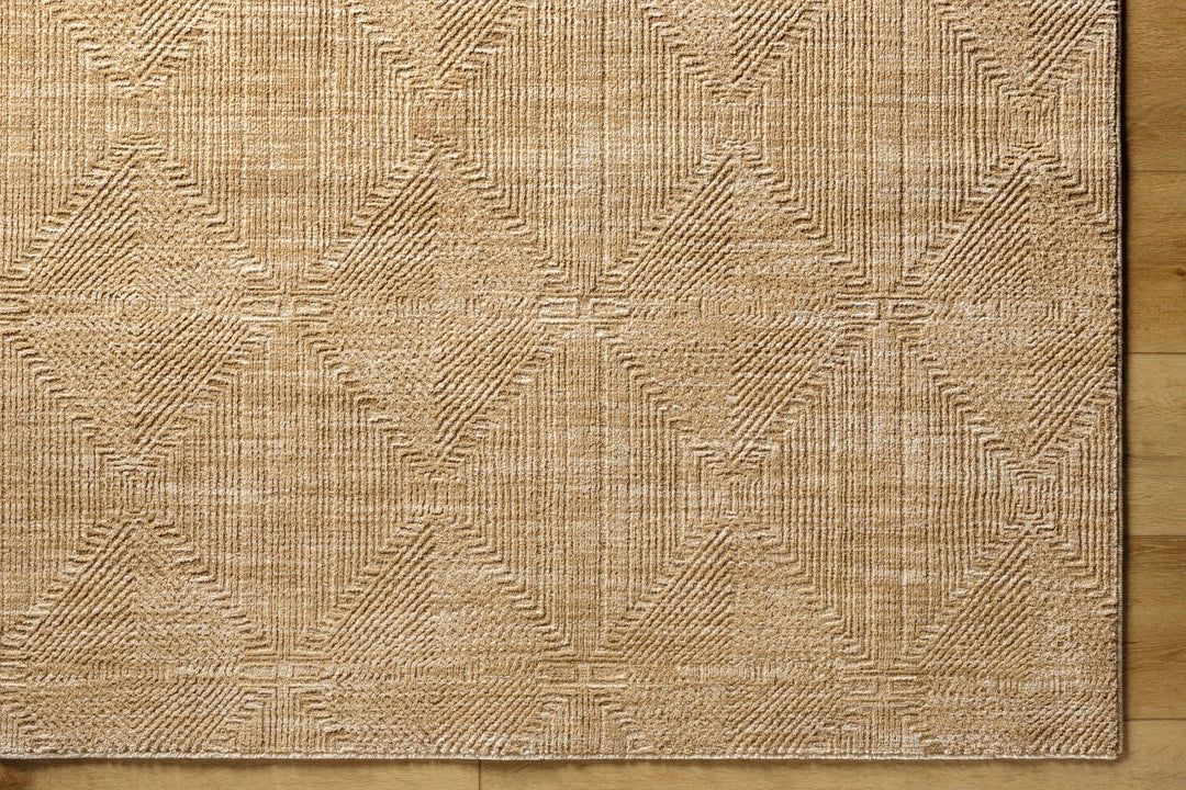 Dekan Tan Contemporary Geometrical Design Rug - The Rug Decor