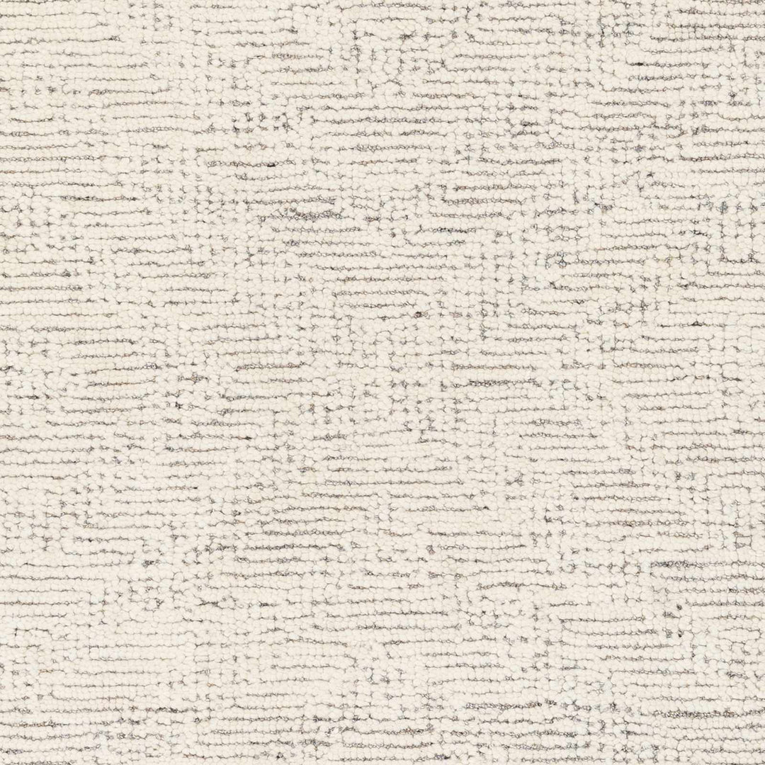 Delahey Ivory Modern Style Hand Tufted Wool Area Rug