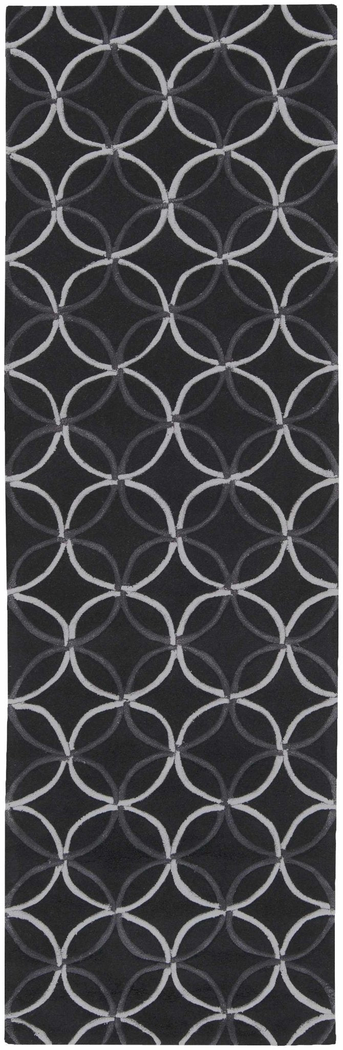 Delano Contemporary Black And Gray Rug - The Rug Decor