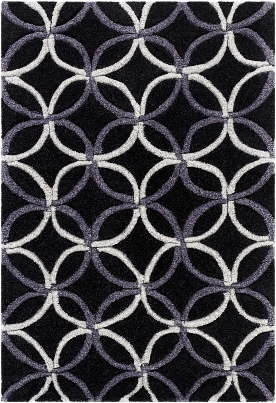 Delano Contemporary Black And Gray Rug - The Rug Decor