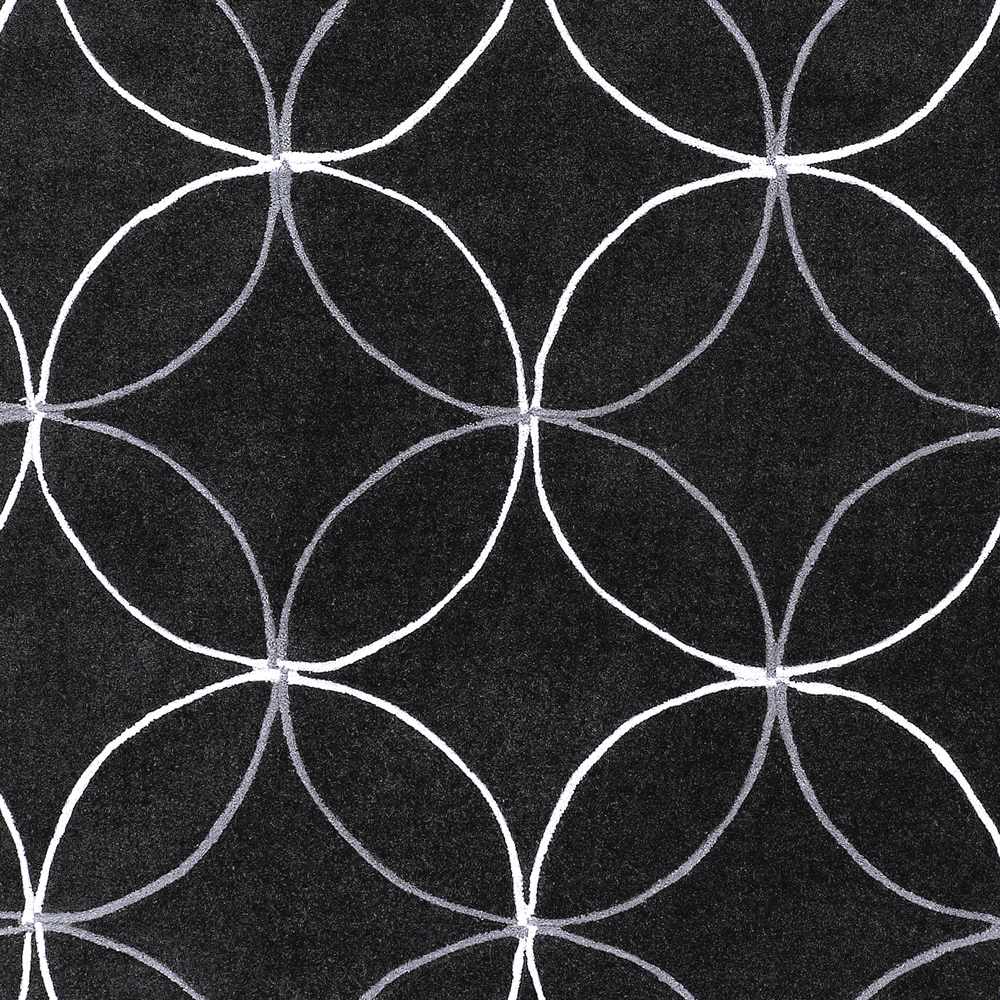 Delano Contemporary Black And Gray Rug - The Rug Decor