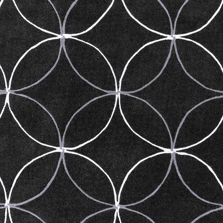 Delano Contemporary Black And Gray Rug - The Rug Decor