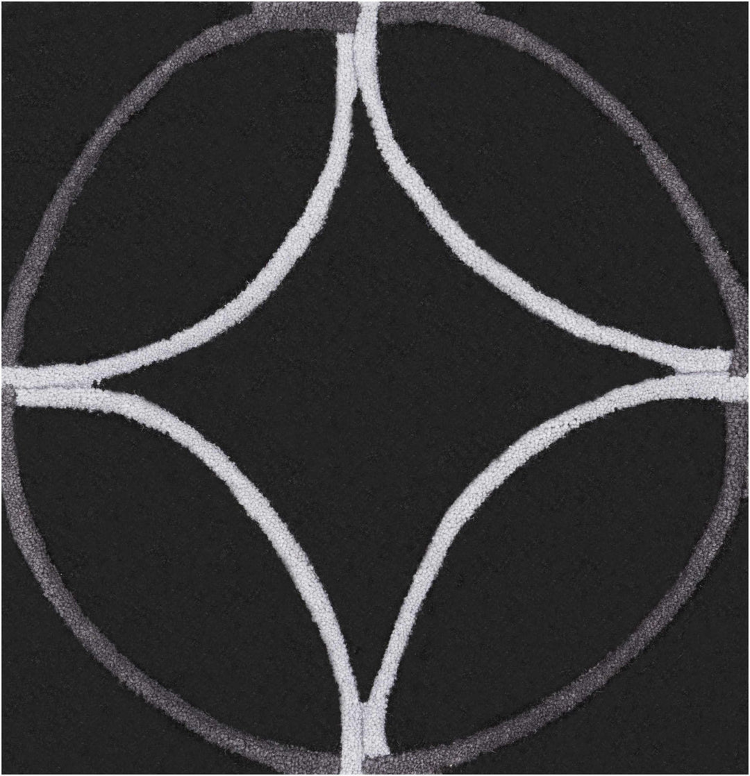 Delano Contemporary Black And Gray Rug - The Rug Decor