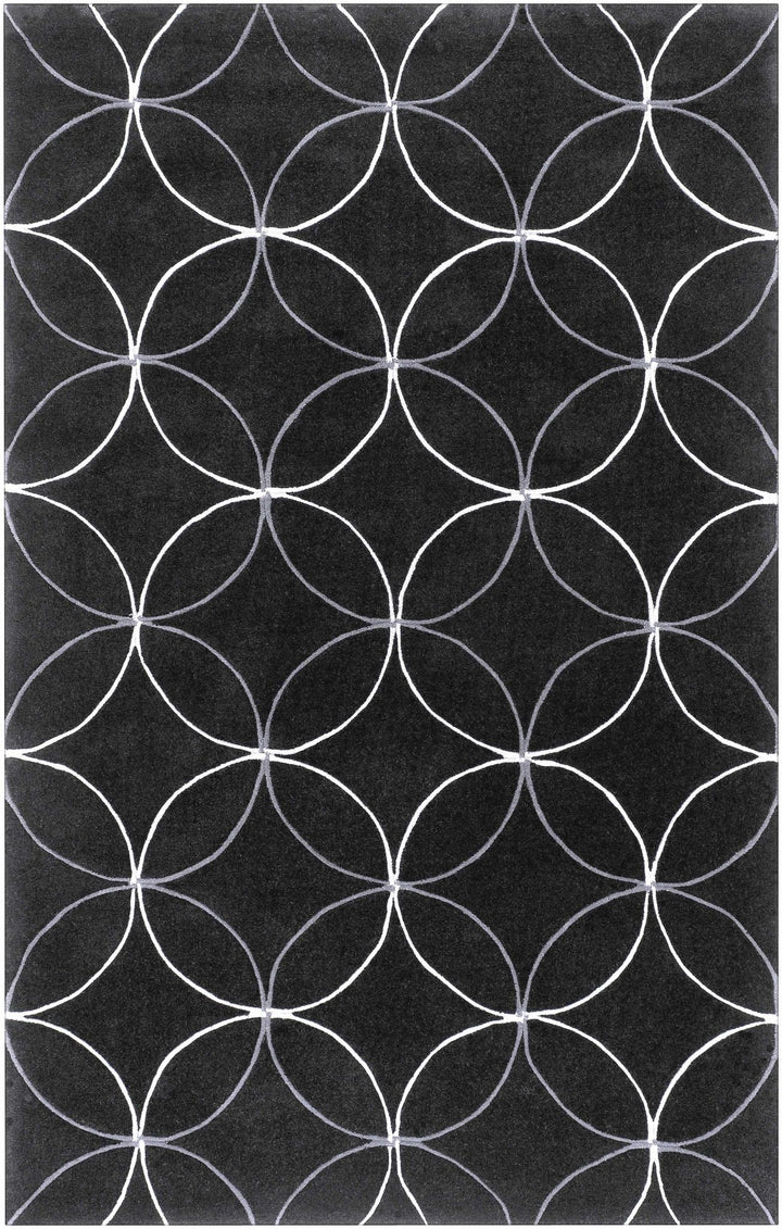 Delano Contemporary Black And Gray Rug - The Rug Decor