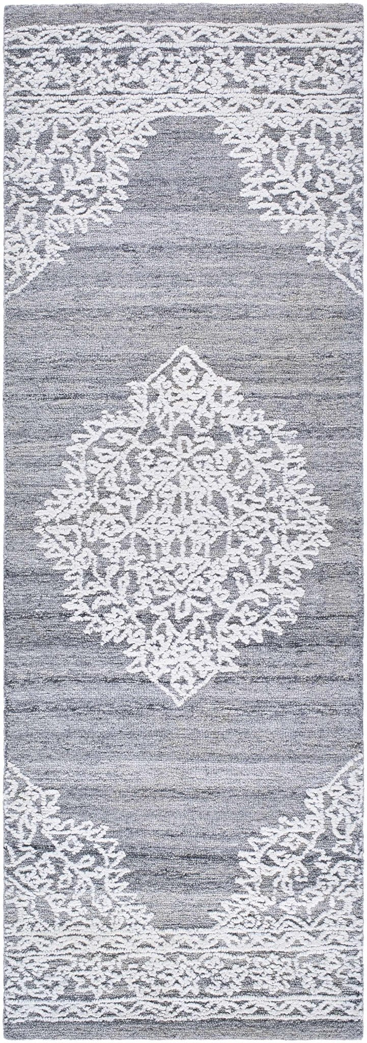Denae Traditional Gray And White Area Rug - The Rug Decor