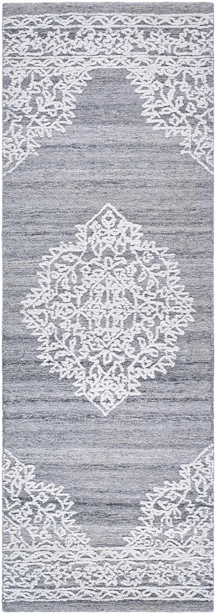 Denae Traditional Gray And White Area Rug - The Rug Decor