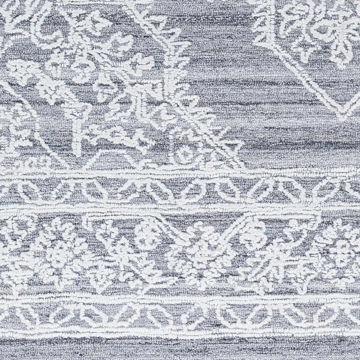 Denae Traditional Gray And White Area Rug - The Rug Decor