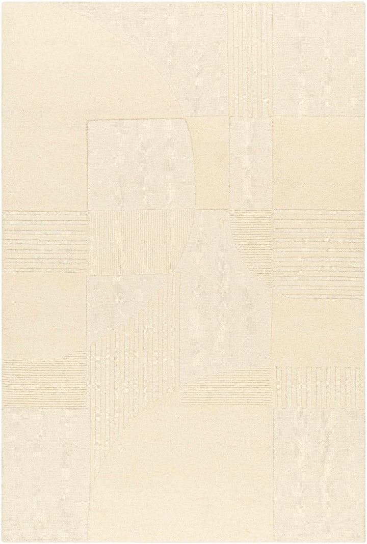 Denis Contemporary Modern Beige Area Rug - The Rug Decor