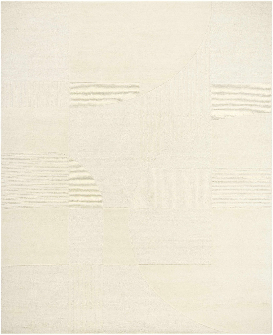 Denis Contemporary Modern Beige Area Rug - The Rug Decor