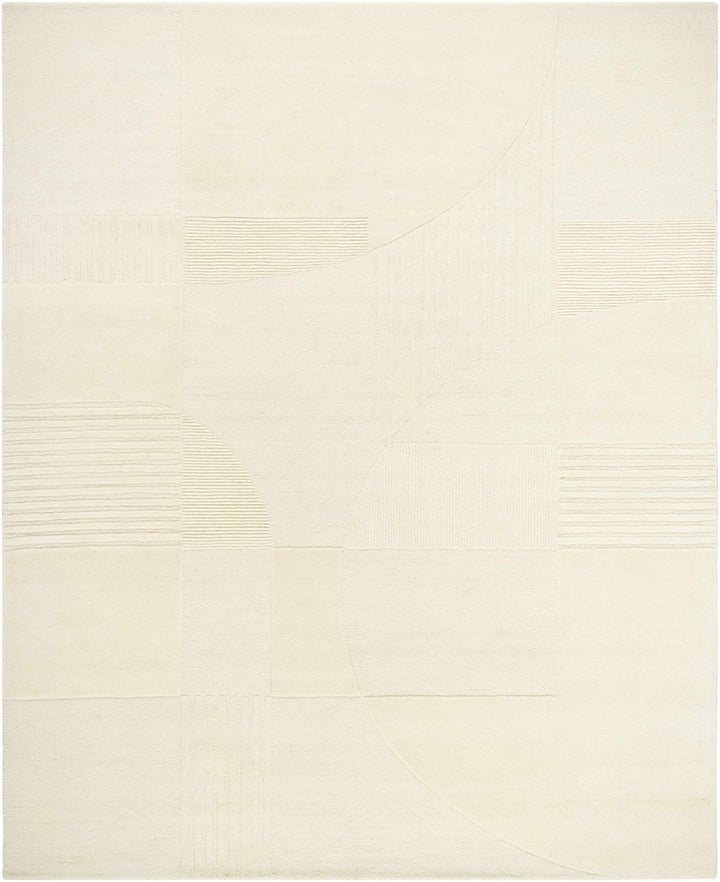 Denis Contemporary Modern Beige Area Rug - The Rug Decor