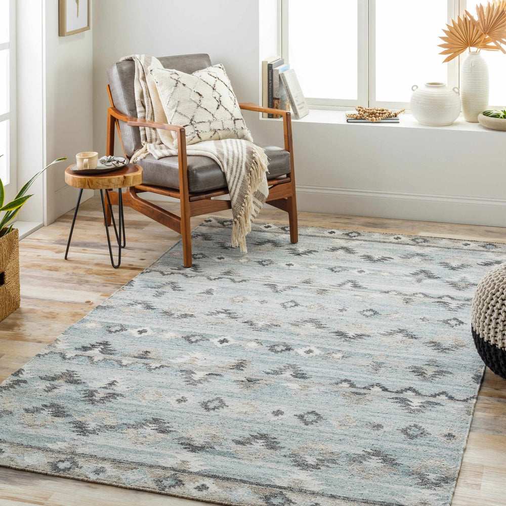 Denna Bohemian Design Gray Hand Woven Area Rug - The Rug Decor