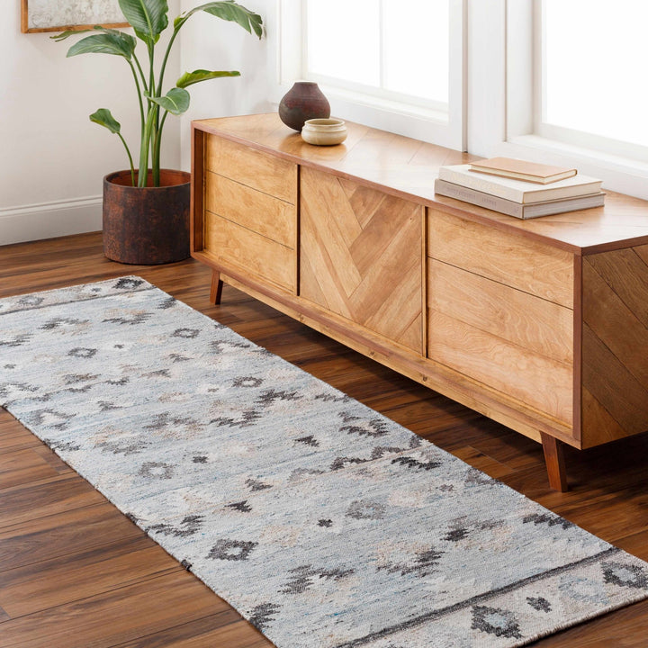 Denna Bohemian Design Gray Hand Woven Area Rug - The Rug Decor