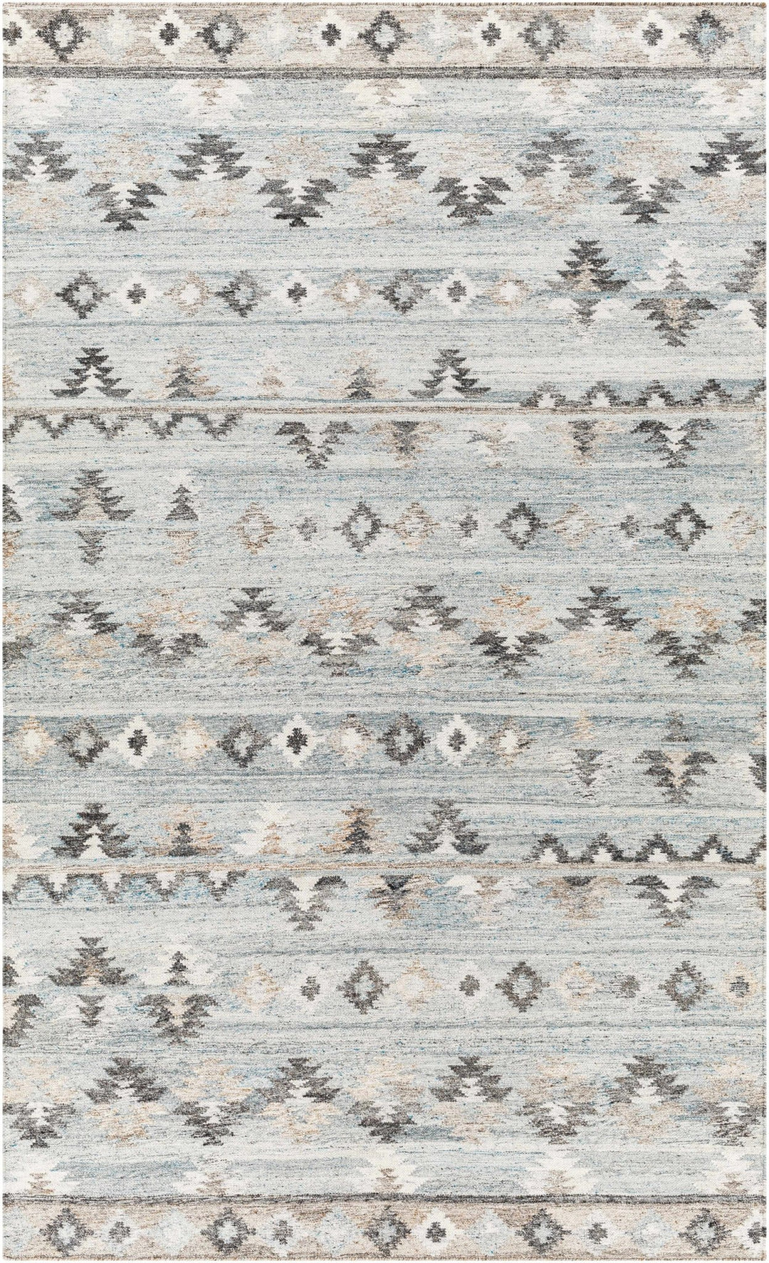 Denna Bohemian Design Gray Hand Woven Area Rug - The Rug Decor