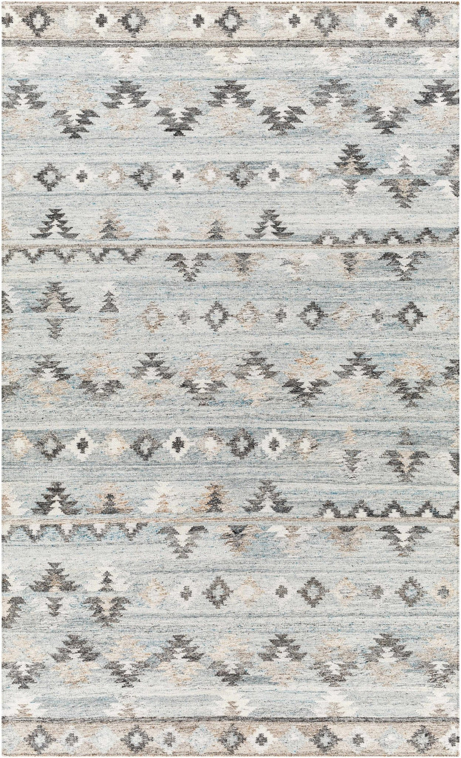 Denna Bohemian Design Gray Hand Woven Area Rug - The Rug Decor