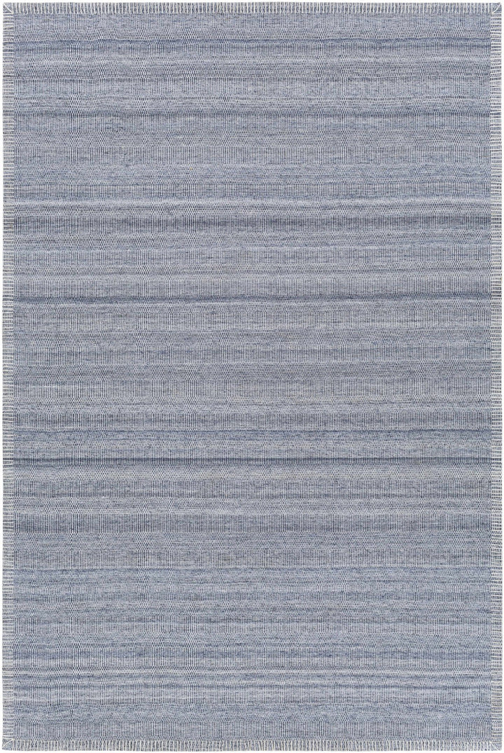Dernancourt Modern Style Blue Hand Woven Area Rug - The Rug Decor