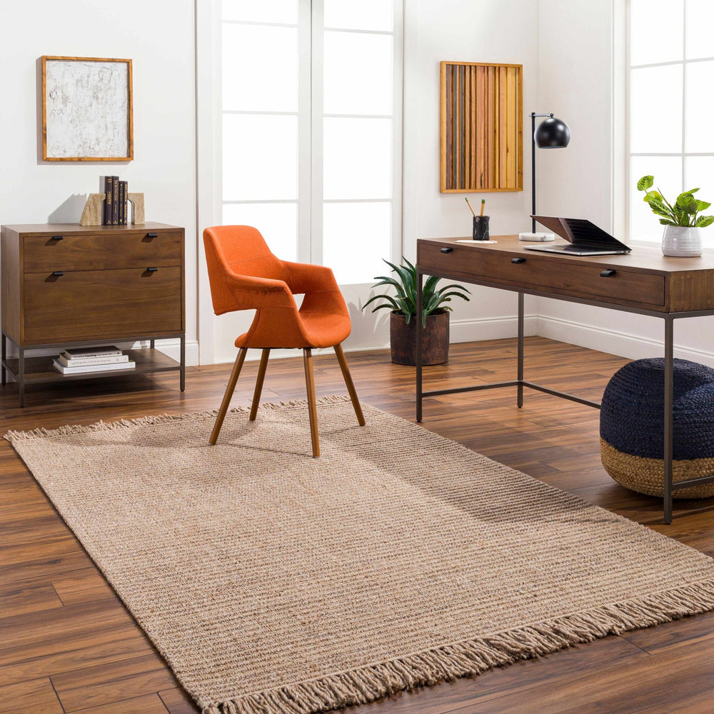 Desma Traditional Style Tan Hand Loom Wool Rug - The Rug Decor