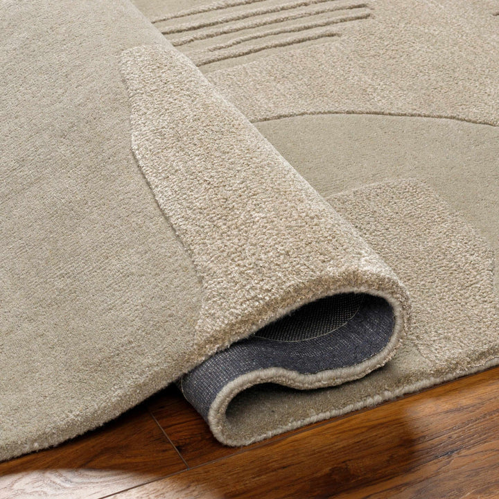 Dessa Contemporary Abstract Beige Area Rug - The Rug Decor