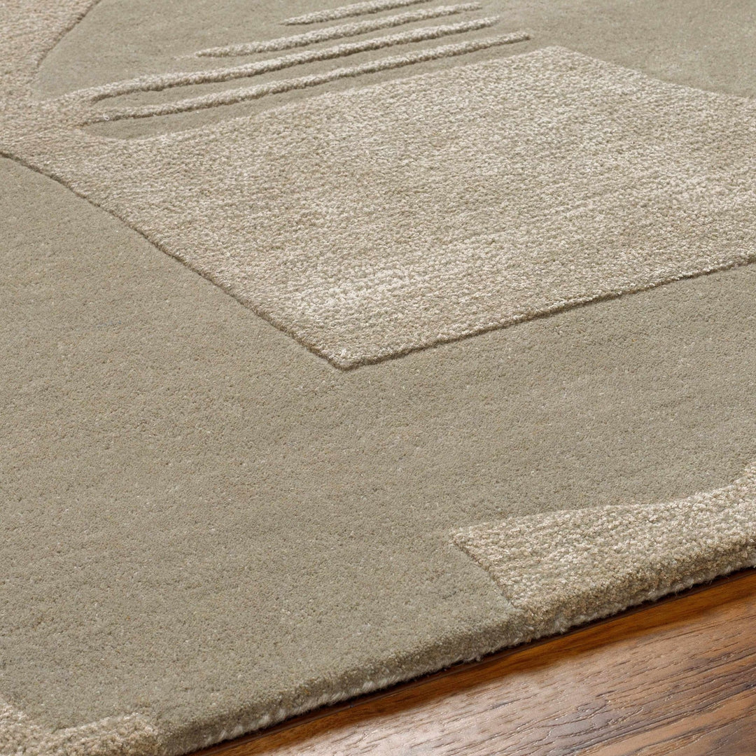 Dessa Contemporary Abstract Beige Area Rug - The Rug Decor