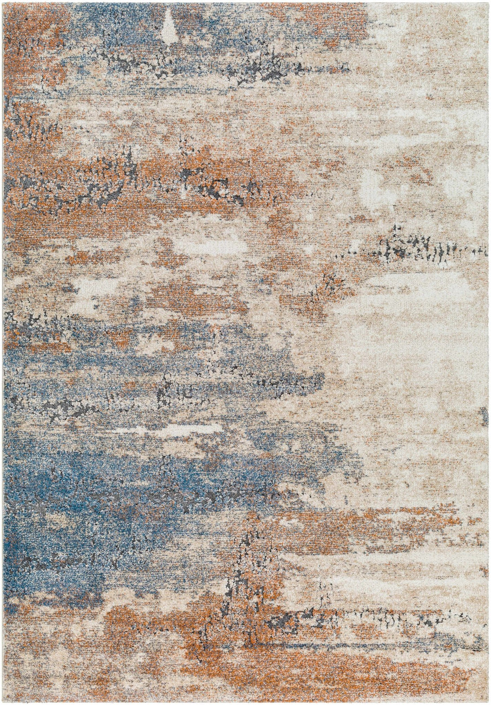 Deven Contemporary Abstract Gray And Brown Area Rug - The Rug Decor
