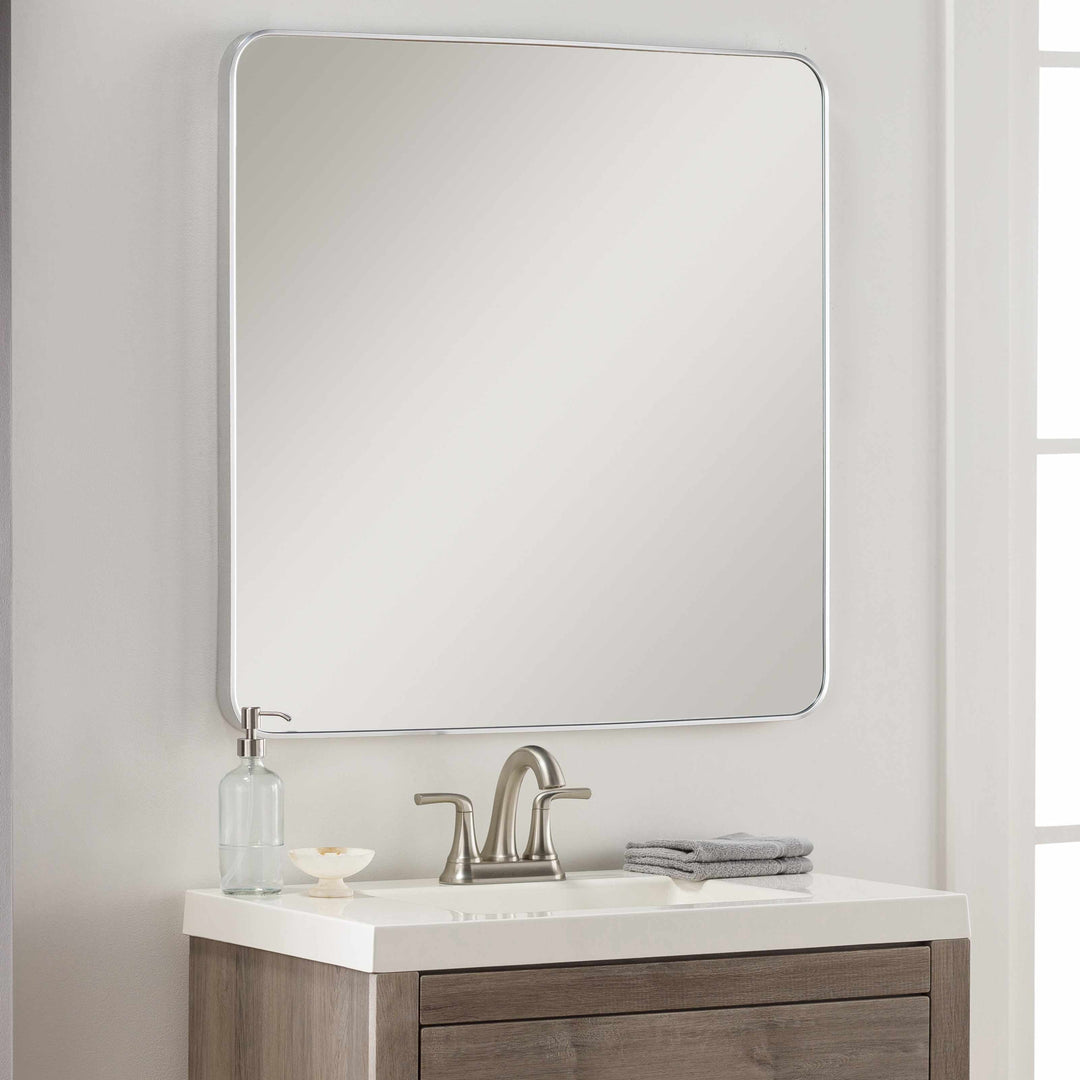 Ockenfels Silver Gray Wall Mirror