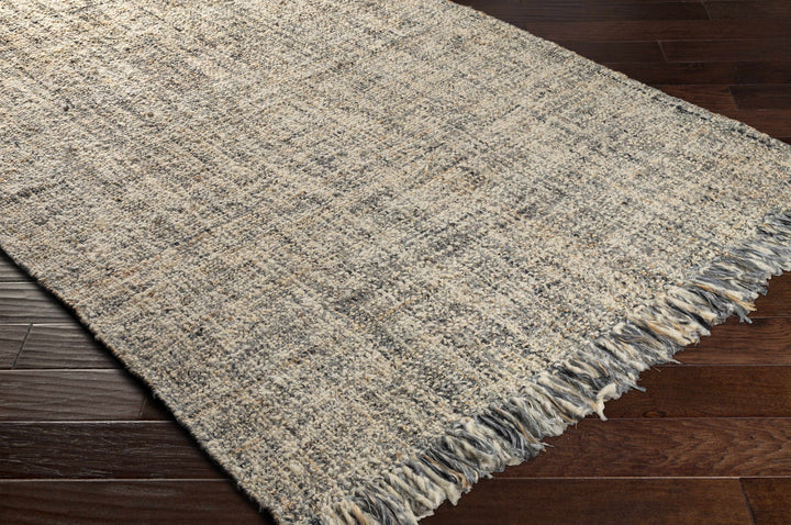 Edgely Contemporary Abstract Beige Hand Woven Area Rug
