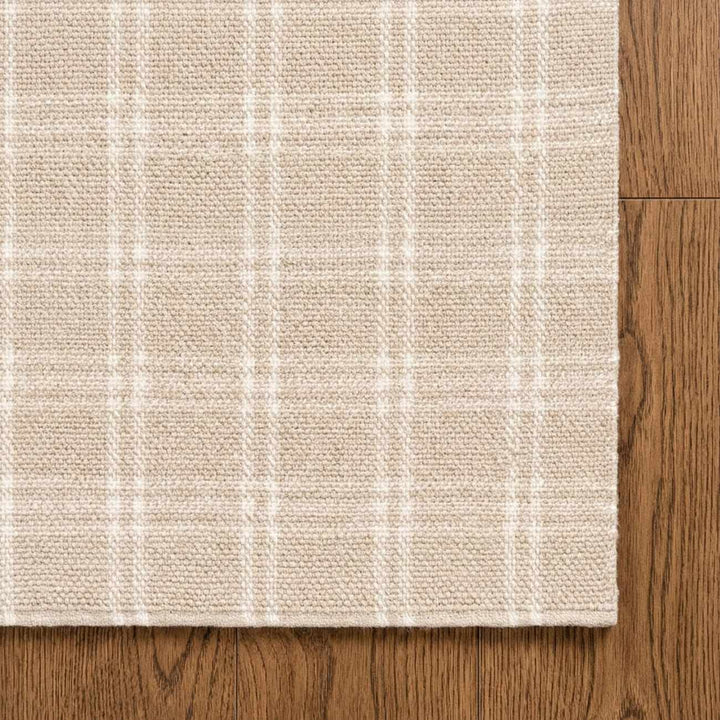 Dhyana Modern Geometrical Design Beige Hand Woven Area Rug - The Rug Decor