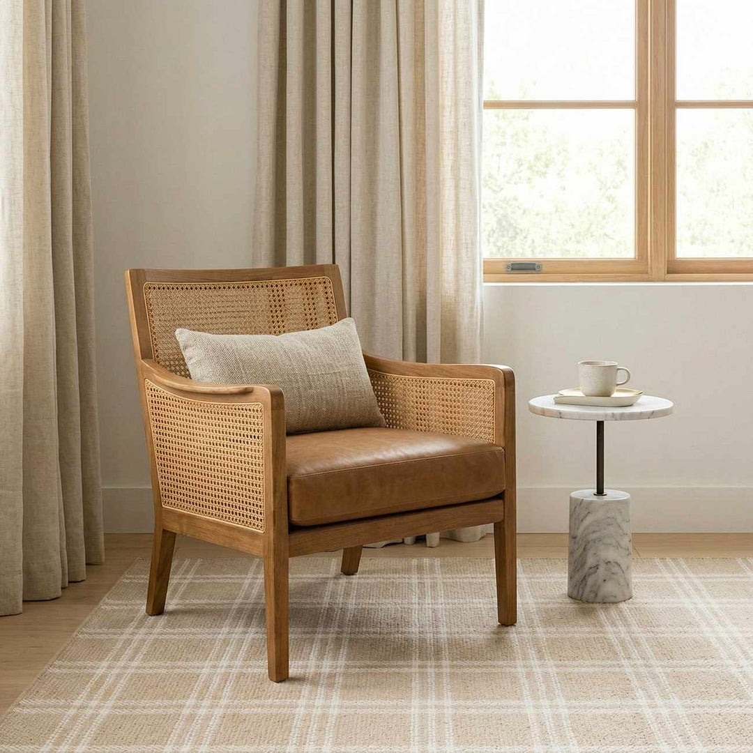 Dhyana Modern Geometrical Design Beige Hand Woven Area Rug - The Rug Decor