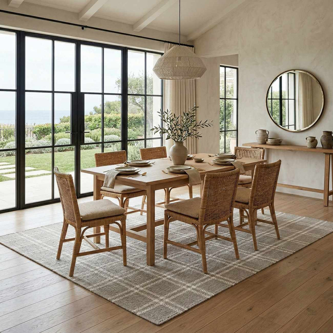 Dhyana Modern Geometrical Gray Hand Woven Area Rug - The Rug Decor