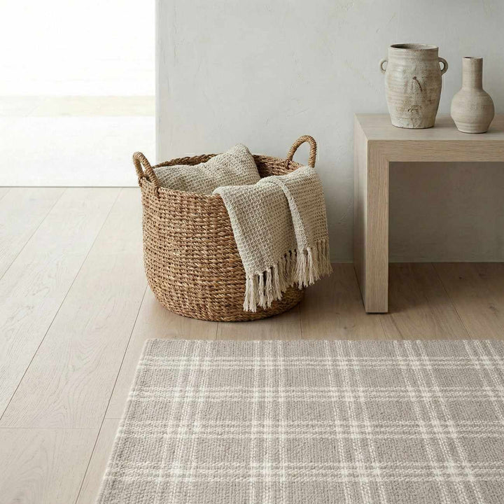 Dhyana Modern Geometrical Gray Hand Woven Area Rug - The Rug Decor