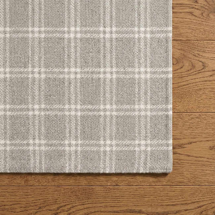 Dhyana Modern Geometrical Gray Hand Woven Area Rug - The Rug Decor