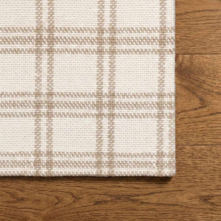 Dhyana Modern Style Beige And Cream Hand Woven Area Rug - The Rug Decor