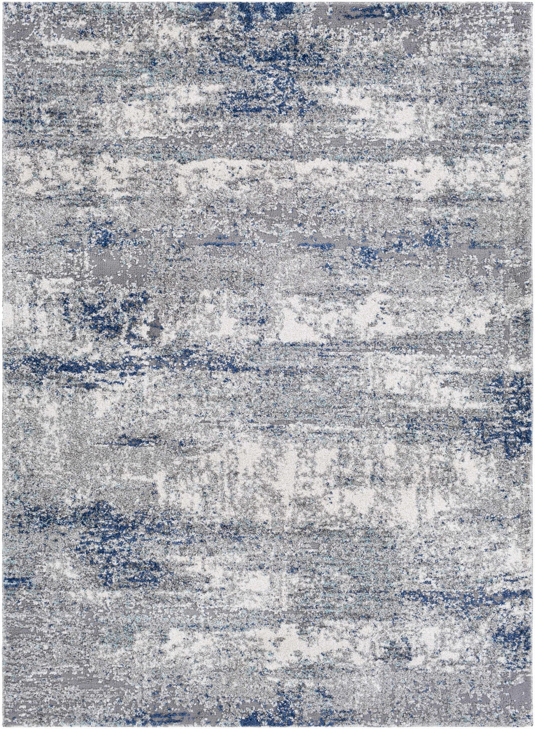 Diamond Gray And Blue Modern Abstract Design Area Rug - The Rug Decor
