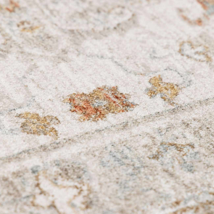 Dieppe Traditional Beige and Sage Machine-Woven Rug - The Rug Decor